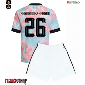 Belgio Matias Fernandez-Pardo #26 Seconda Maglia Bambino Mondiali 2026 Manica Corta (+ Pantaloni corti)
